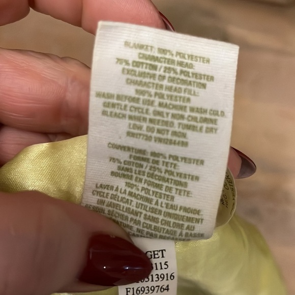 Circo Baby Lovey Security Blanket Giraffe Yellow Satin Trim Chevron - Picture 7 of 9